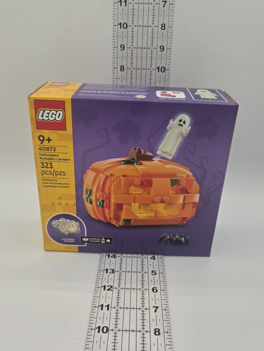 LEGO Halloween Pumpkin Lantern 40872 Light Brick Included 323pcs Ghost 9+